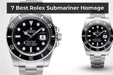 ultimate rolex submariner homage